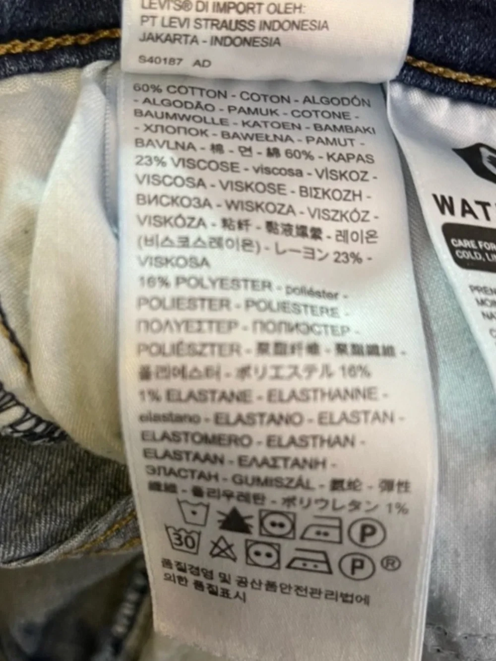 LEVI’S 711 Skinny Jeans
